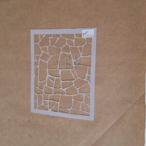 Stencil Patron de Piedras