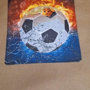 Servilleta Football on fire y water
