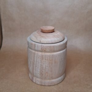 Pote de Madera yerbera